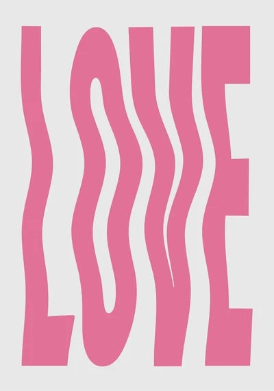 Chaos Typography Canvas Art