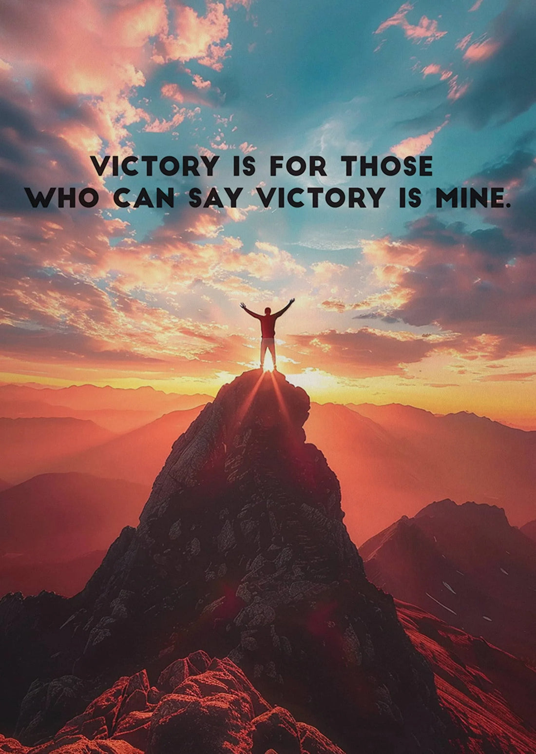 Motivational Positive Quote Canvas