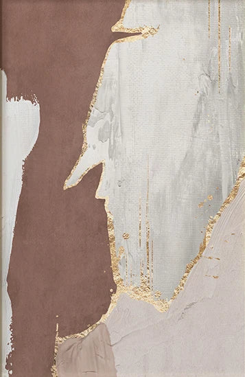 Gold Green Abstract Canvas