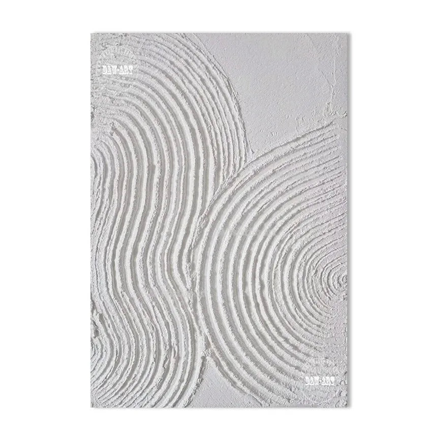 White Line Concept Art Canvas