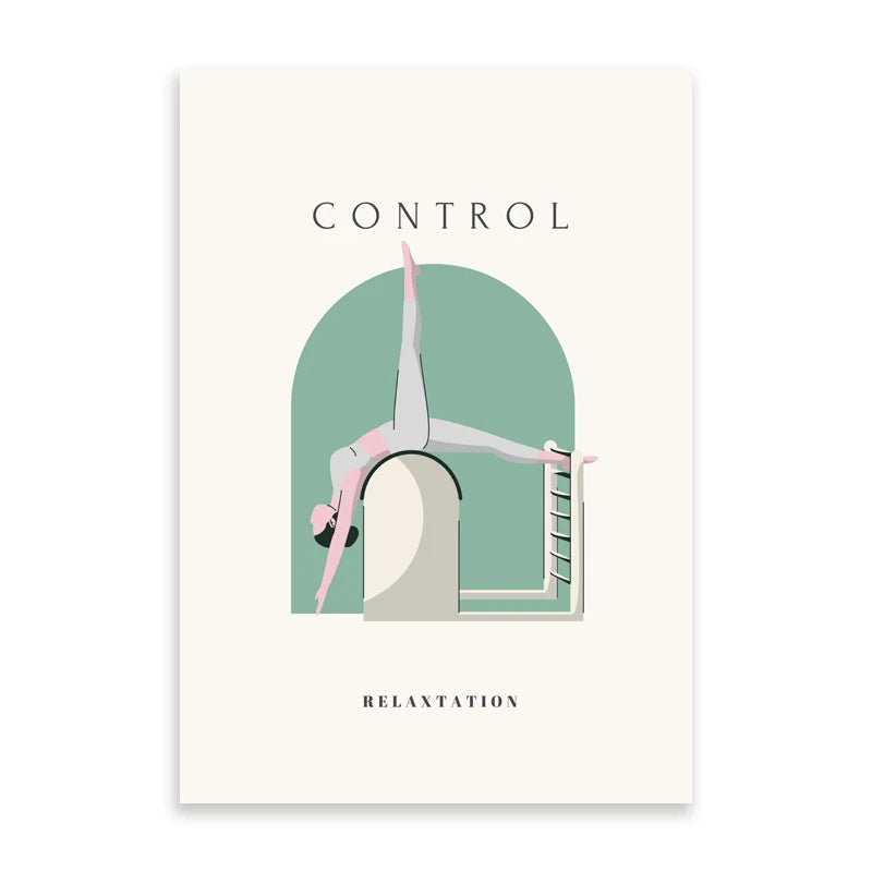 Minimalist Yoga Pose Wall Art