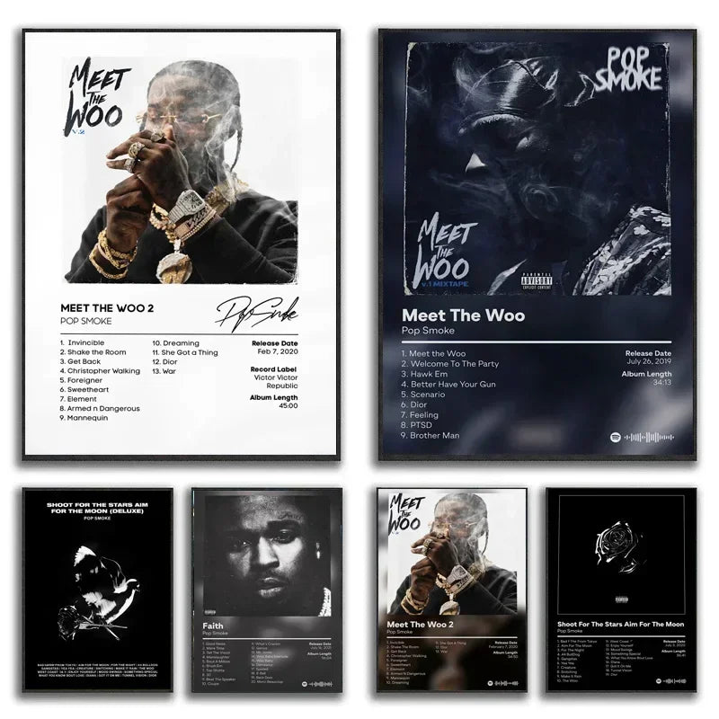 Pop Art Album Smoke Poster