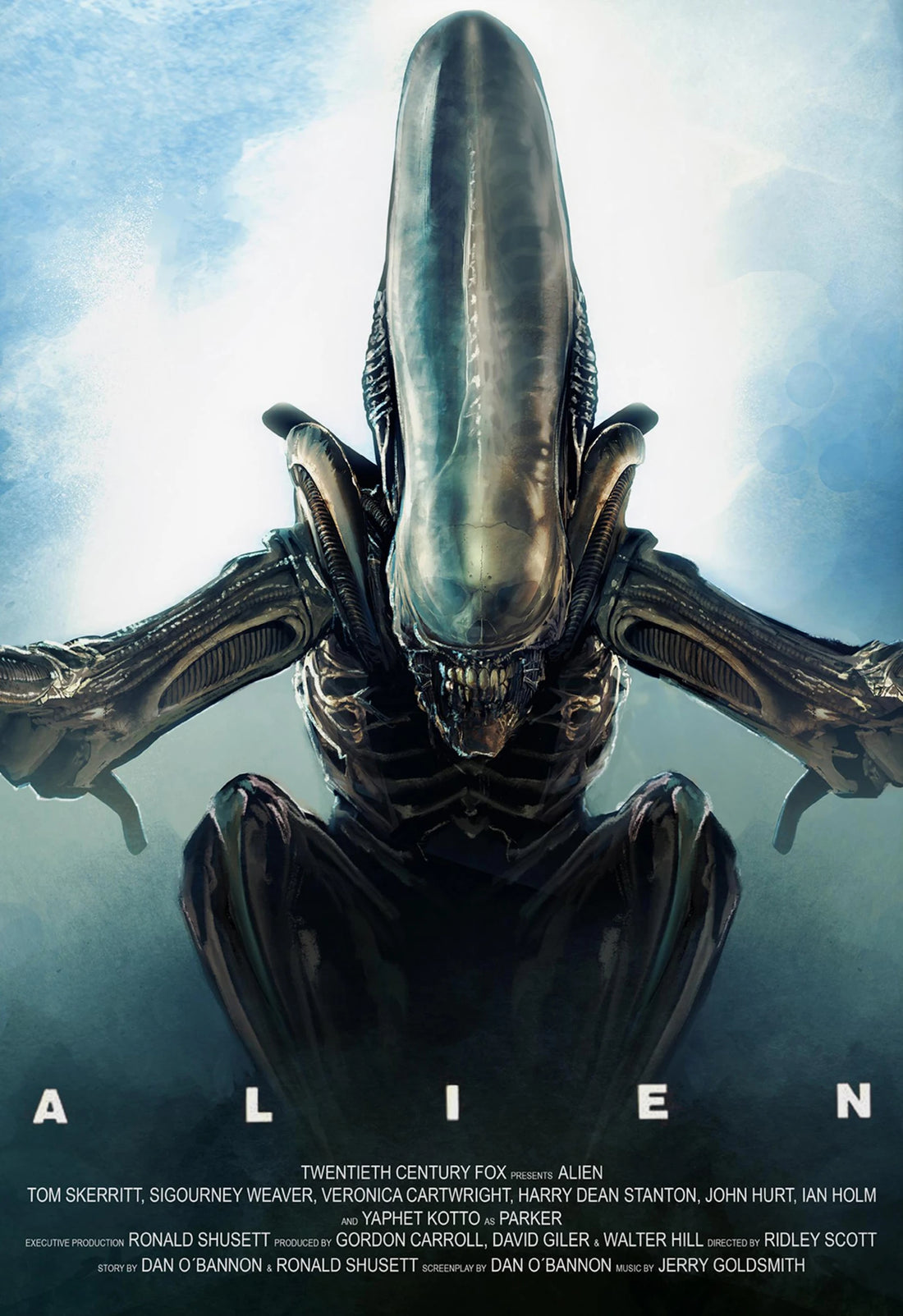 Classic Horror Alien Canvas