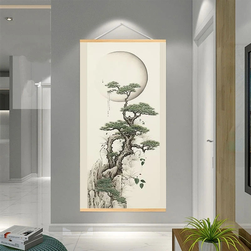 Chinese Pine Tree Poster