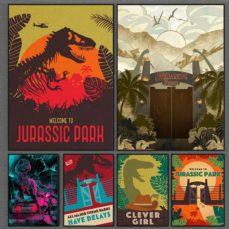 Jurassic Dinosaur Movie Poster