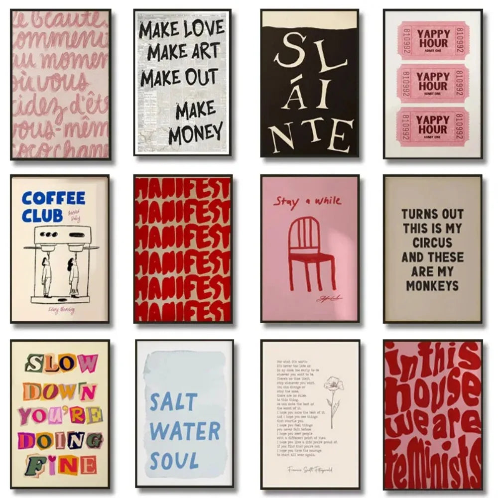 Minimalist Trendy Quote Poster