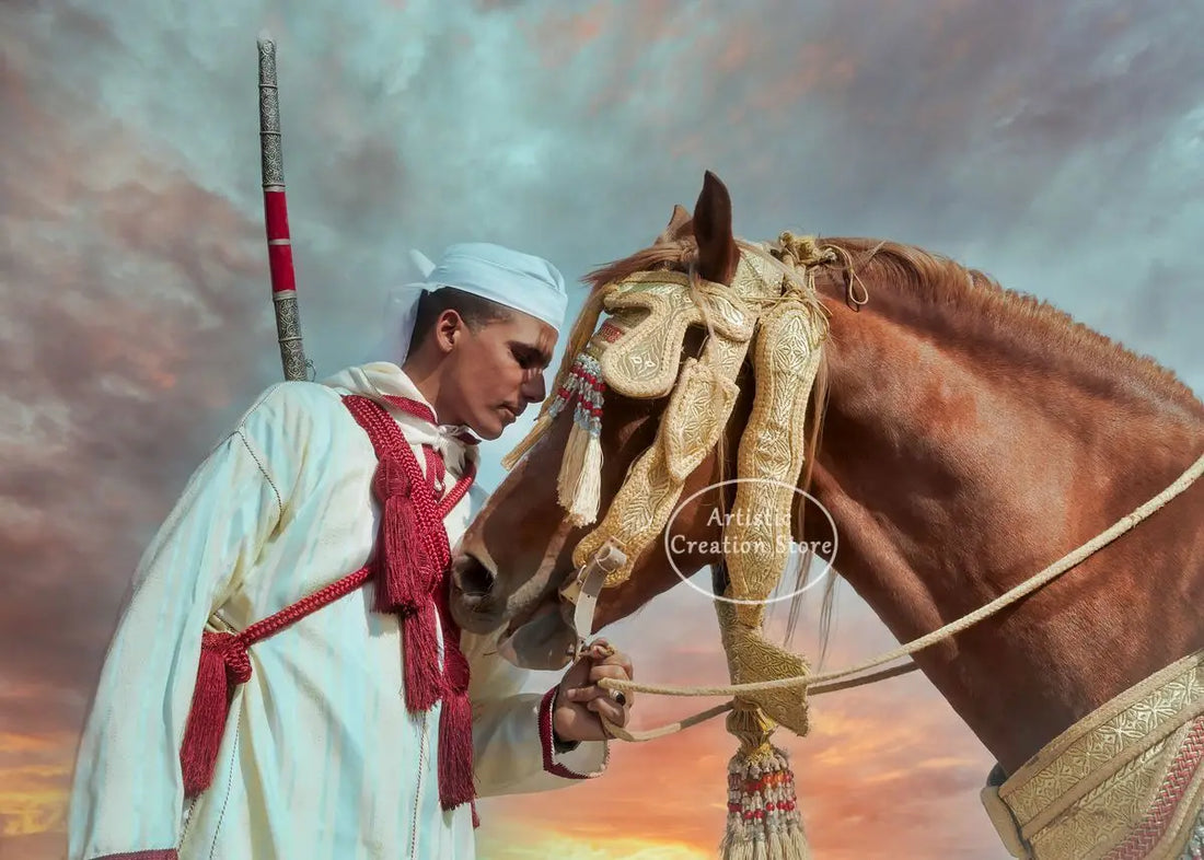 Morocco Sunset Wall Canvas