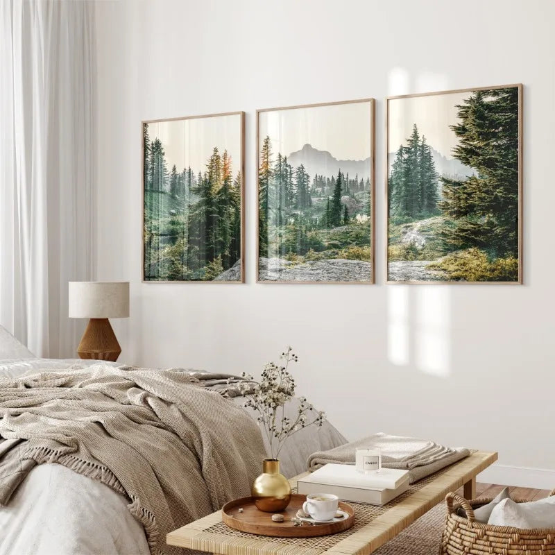 Green Mountain Forest Poster