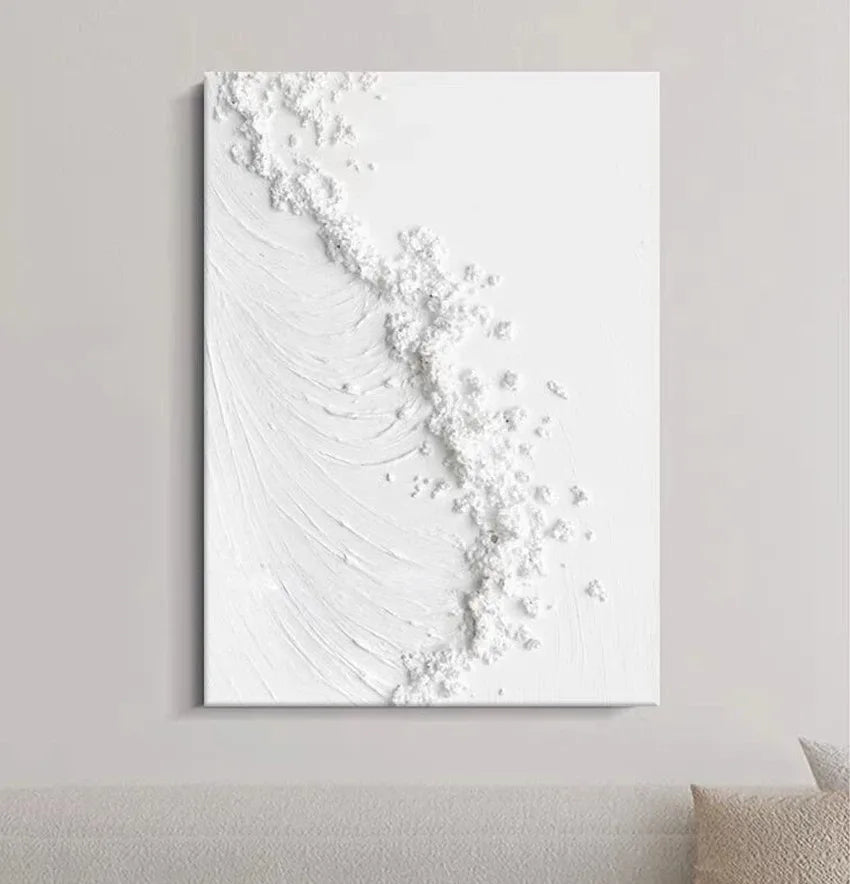 White Line Concept Art Canvas