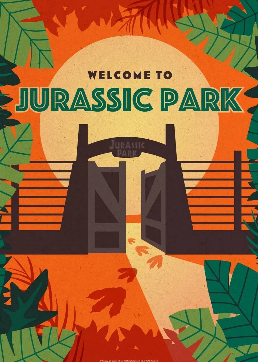 Jurassic Dinosaur Movie Poster