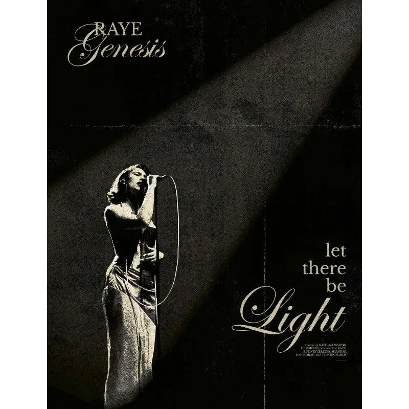 Raye Music Tracklist Poster