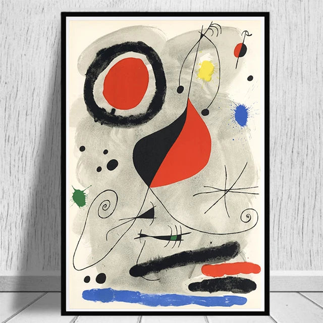 Joan Miro Surreal Art Print