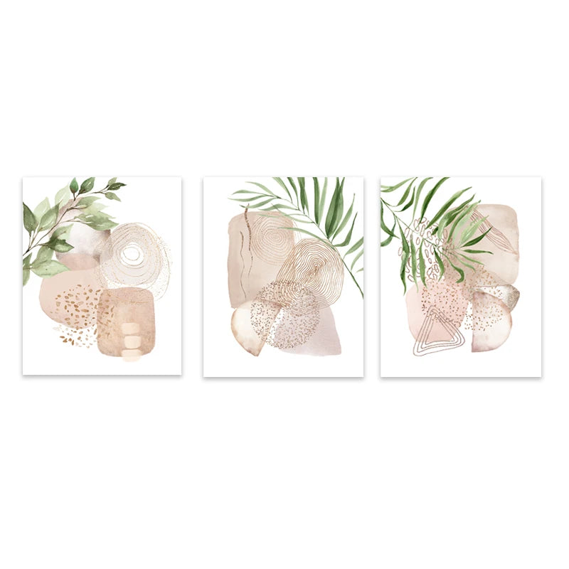 Gold Leaf Botanical Canvas