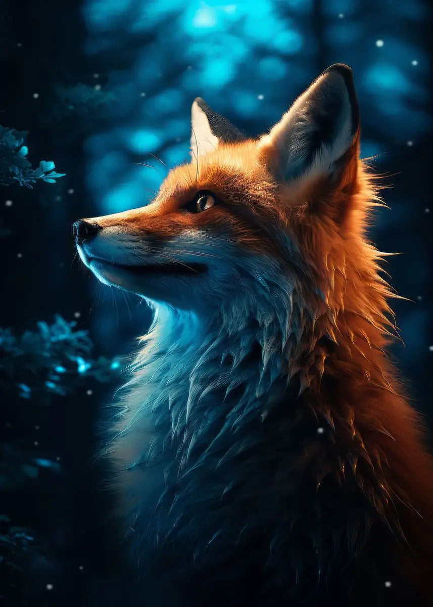 Forest Fox Wall Poster