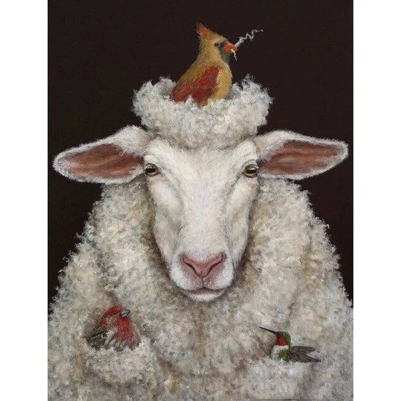 Farm Animal Drawing Canvas