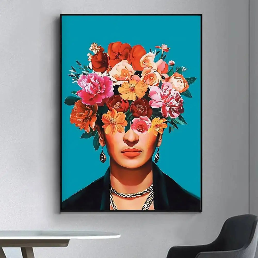 Frida Kahlo Retro Poster