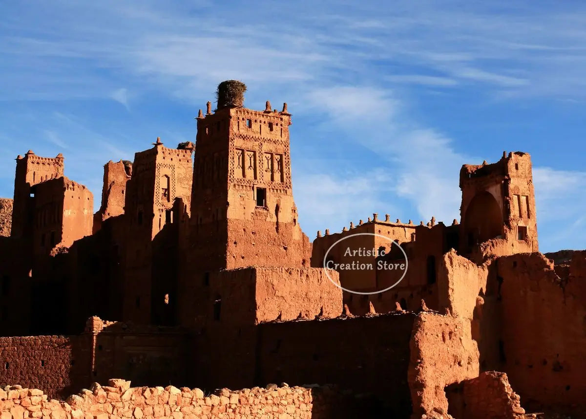 Morocco Sunset Wall Canvas