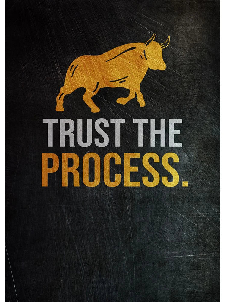 Golden Office Quote Canvas