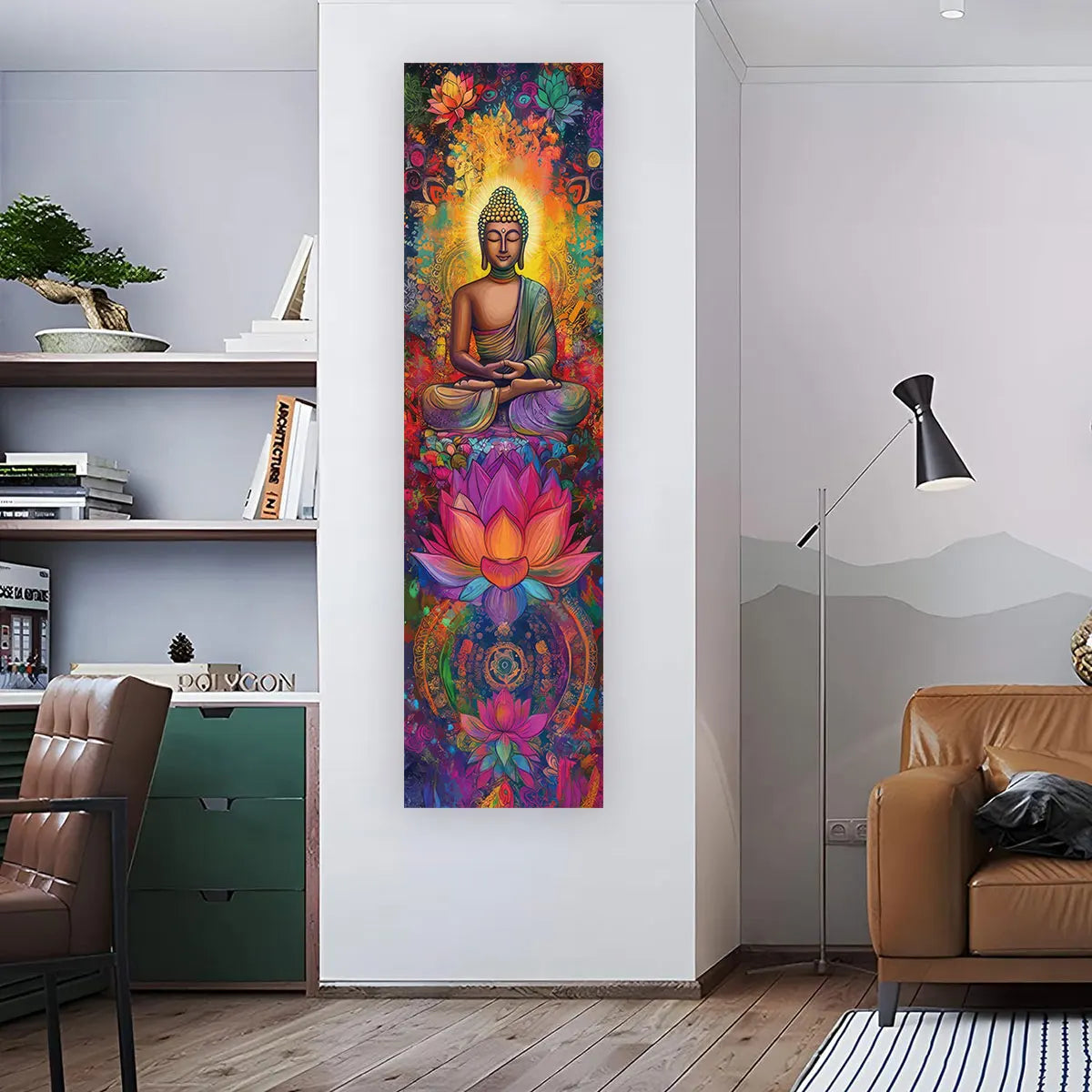 Buddha Lotus Mandala Tapestry