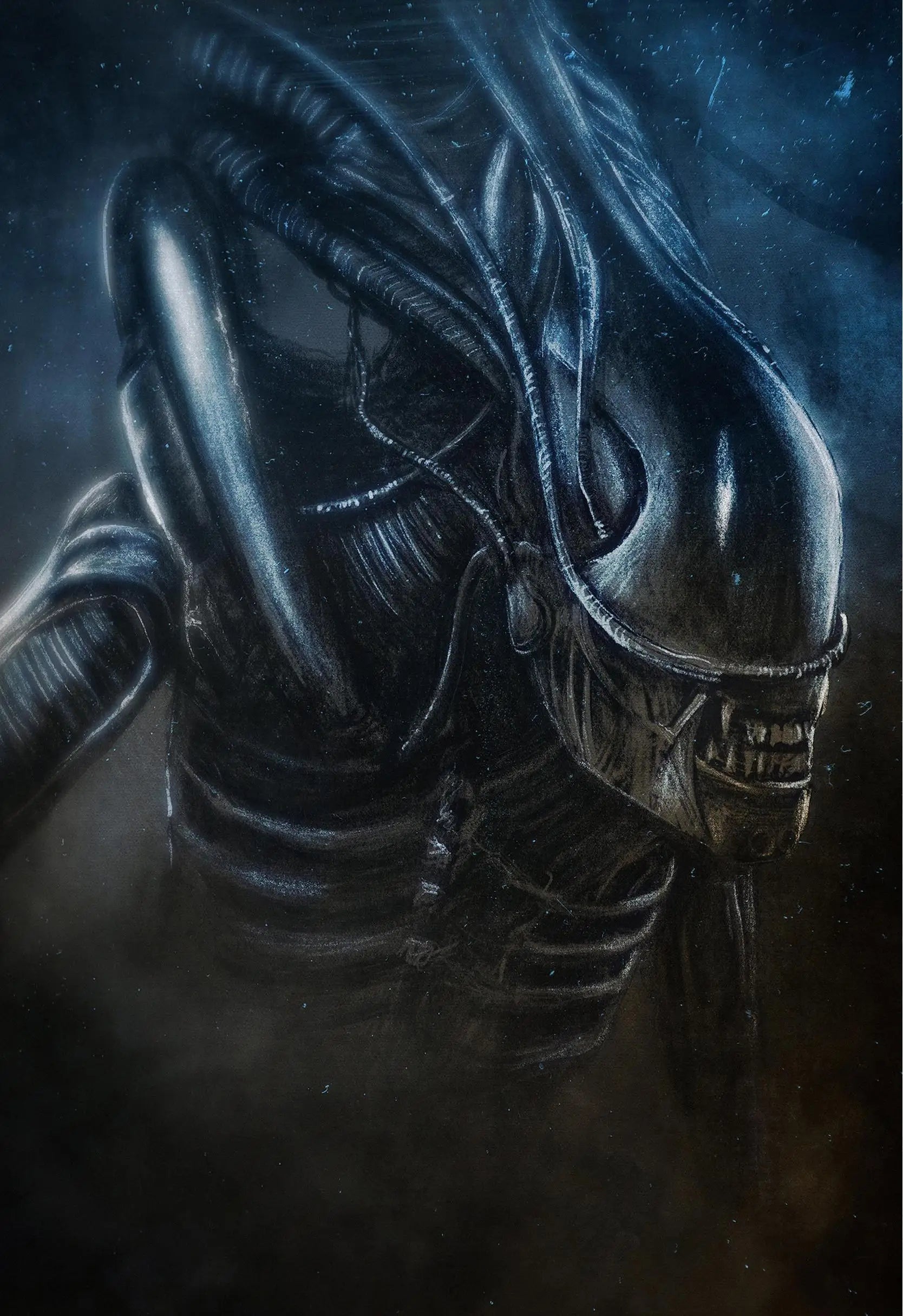Classic Horror Alien Canvas