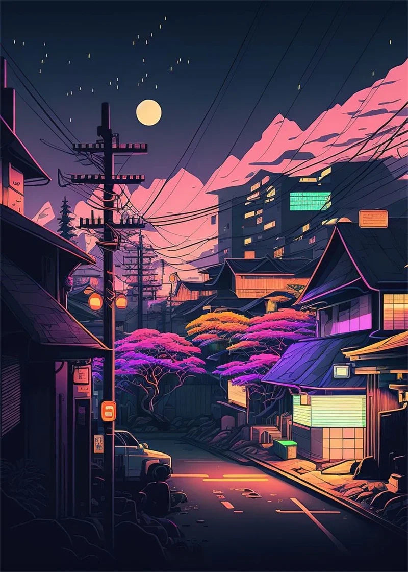 Tokyo Neon Anime Poster