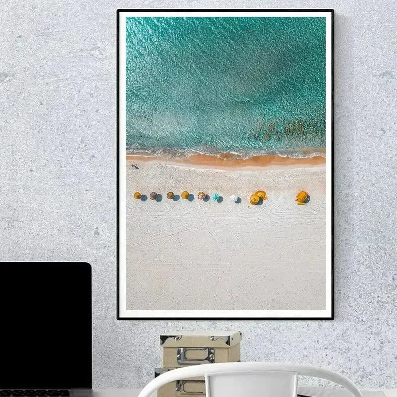 Simple Ocean Beach Canvas