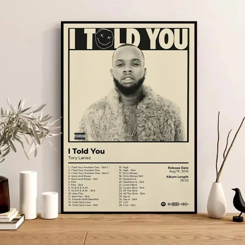Tory Lanez Tracklist Poster