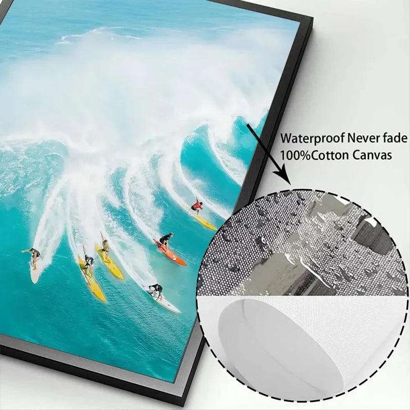 Simple Ocean Beach Canvas