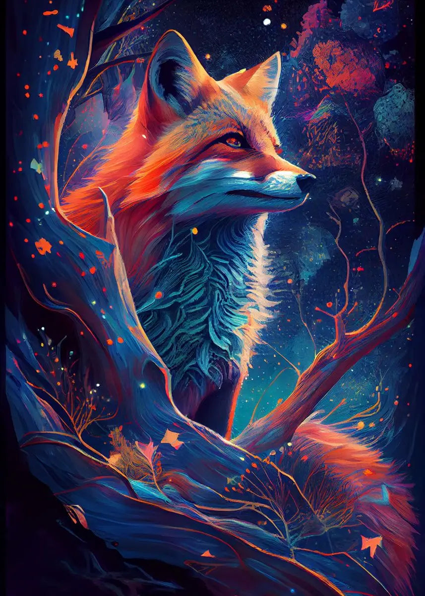 Forest Fox Wall Poster