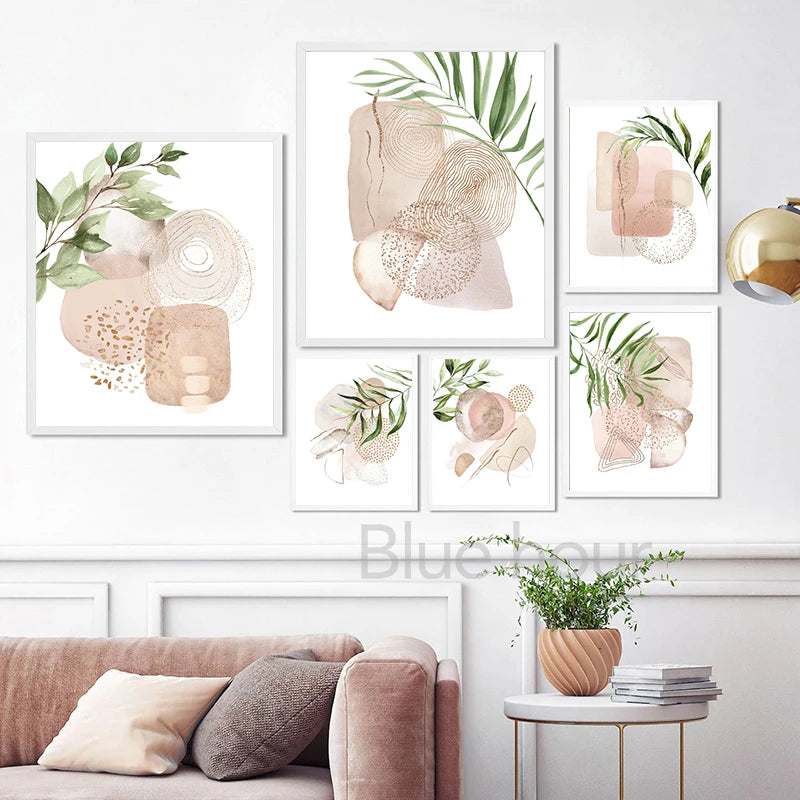 Gold Leaf Botanical Canvas