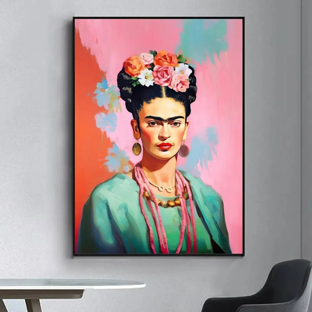 Frida Kahlo Retro Poster