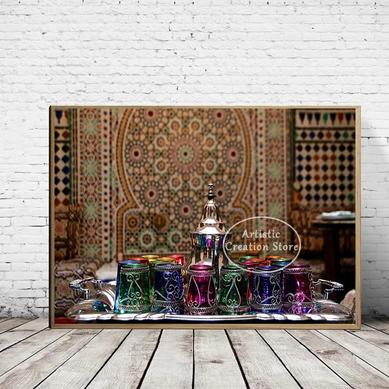 Morocco Sunset Wall Canvas