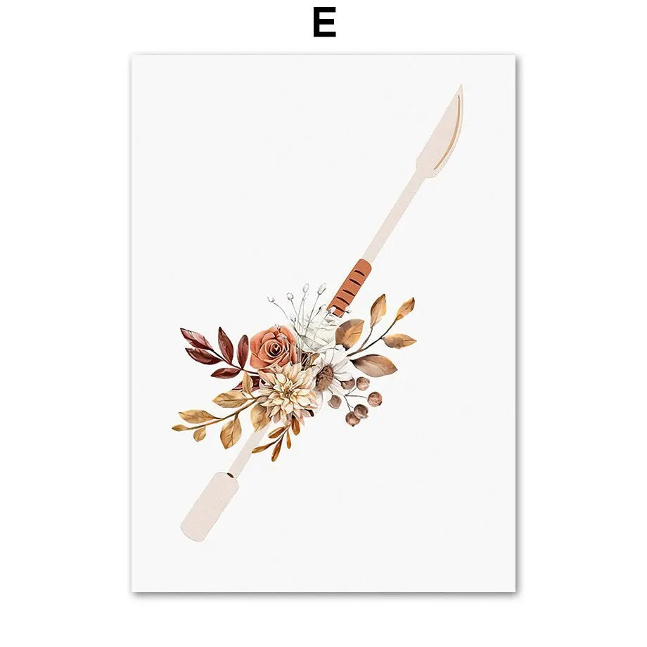 Boho Nail Salon Wall Art