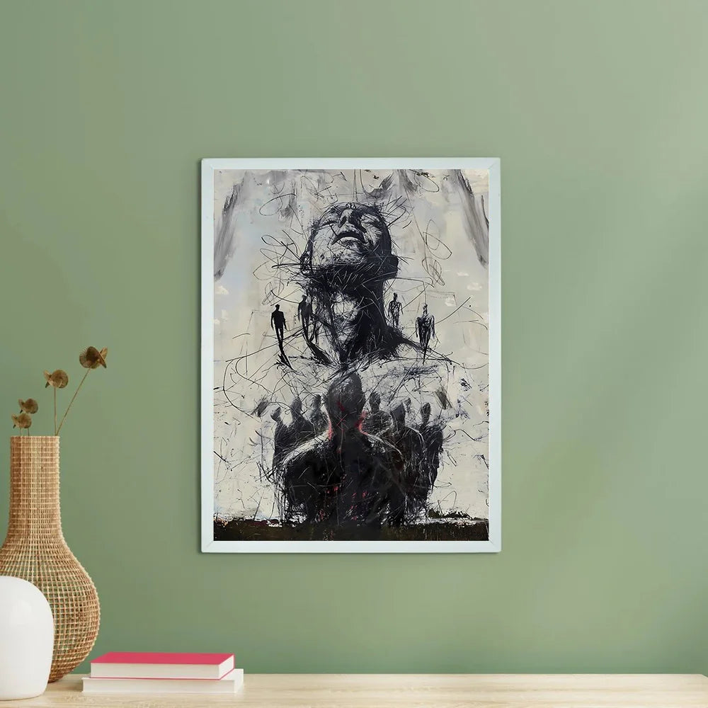 Minimalist Portrait Figure Canvas
