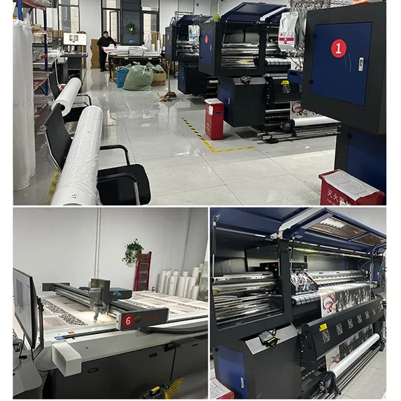 Mid-Century Panoramic Bauhaus Canvas