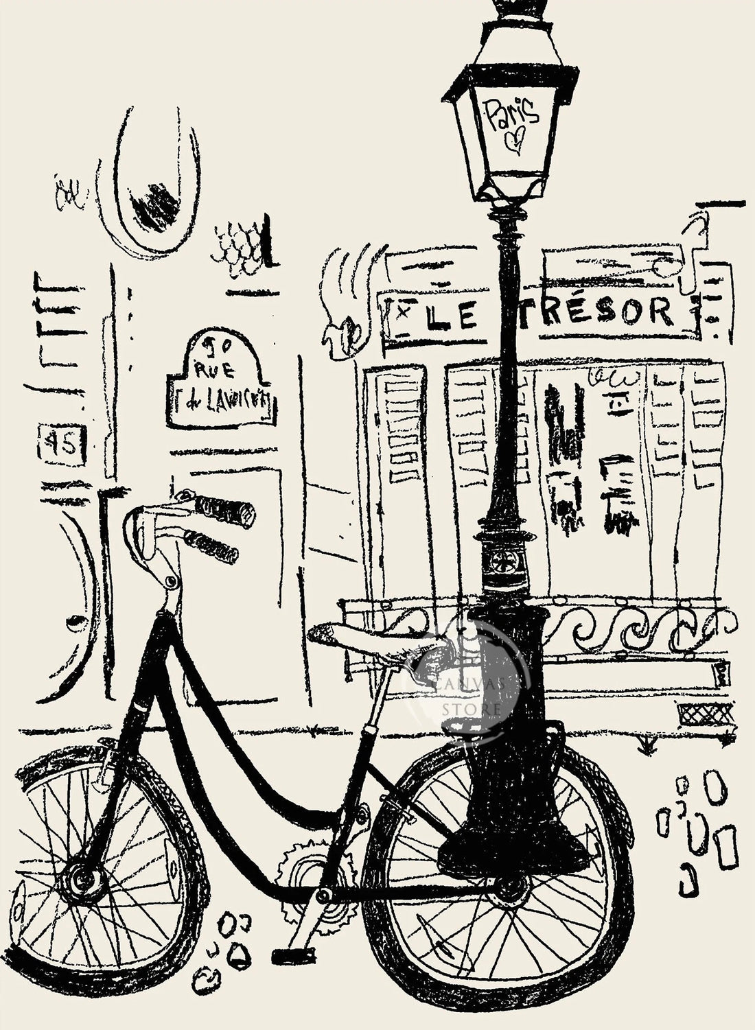 Paris Architecture Poster