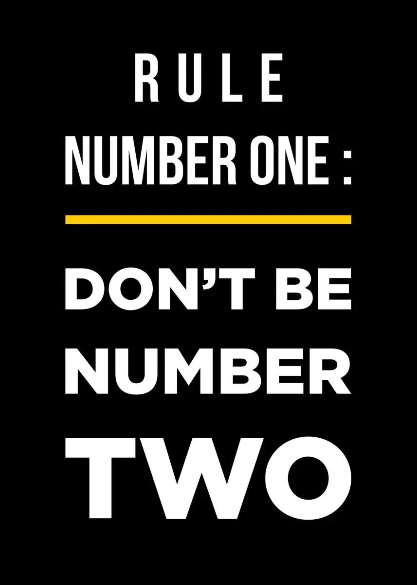 Black White Quote Poster