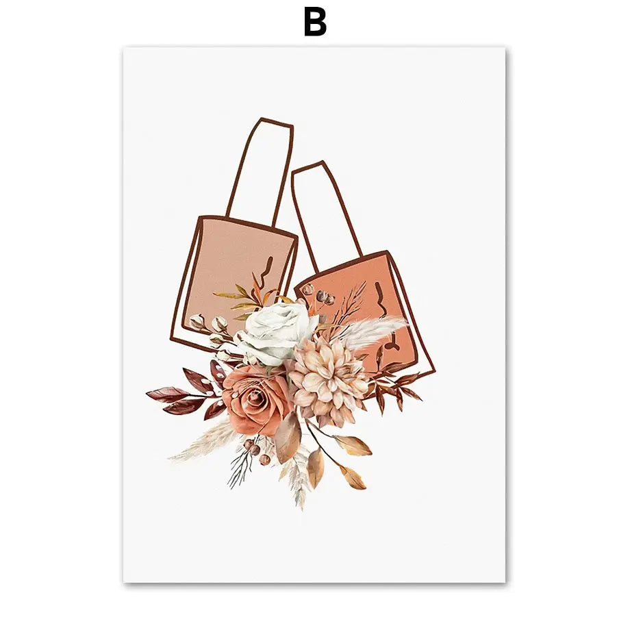 Boho Nail Salon Wall Art