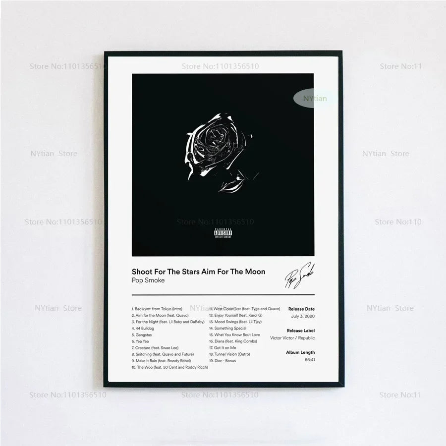 Pop Art Album Smoke Poster