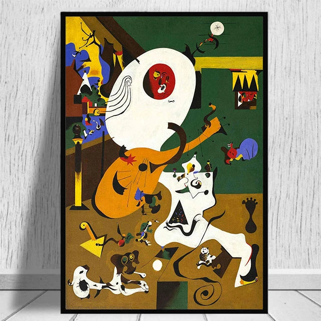 Joan Miro Surreal Art Print