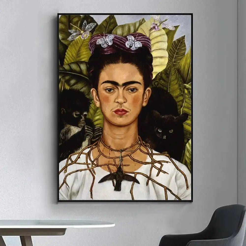 Frida Kahlo Retro Poster