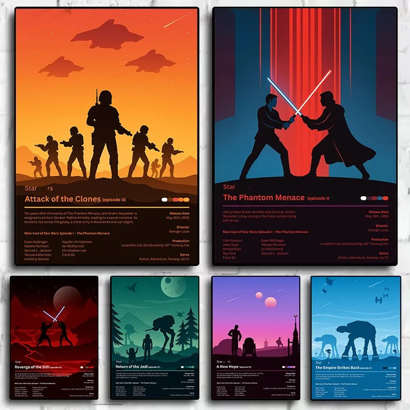 Sci-Fi Planet Fantasy Poster