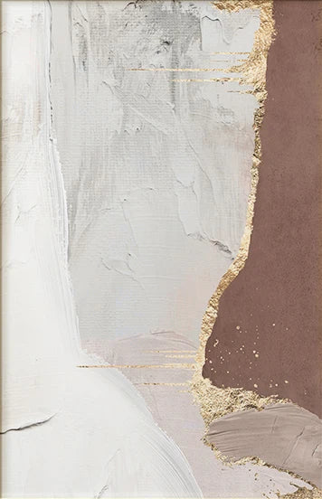 Gold Green Abstract Canvas