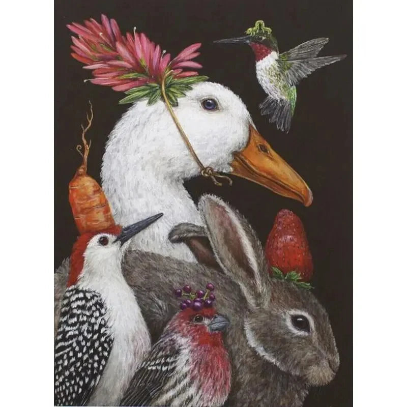 Farm Animal Drawing Canvas