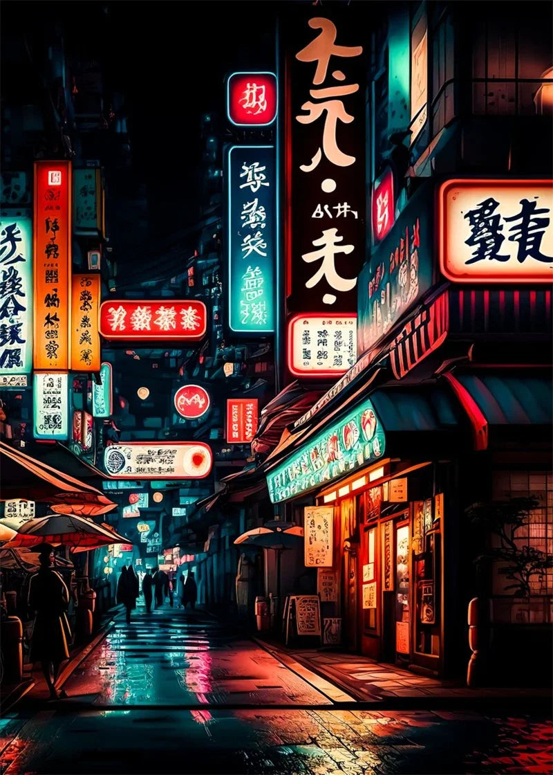 Tokyo Neon Anime Poster