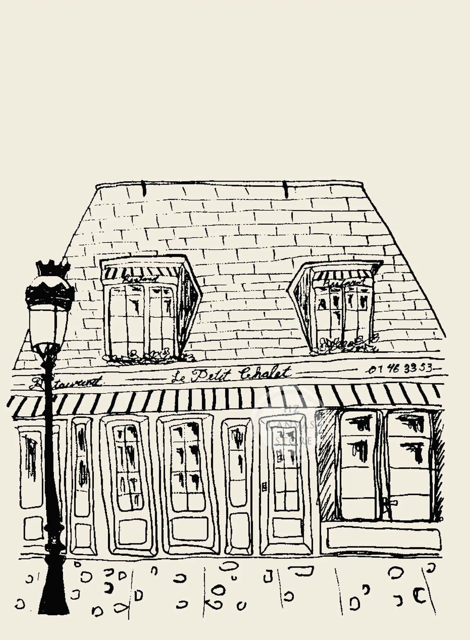 Paris Architecture Poster