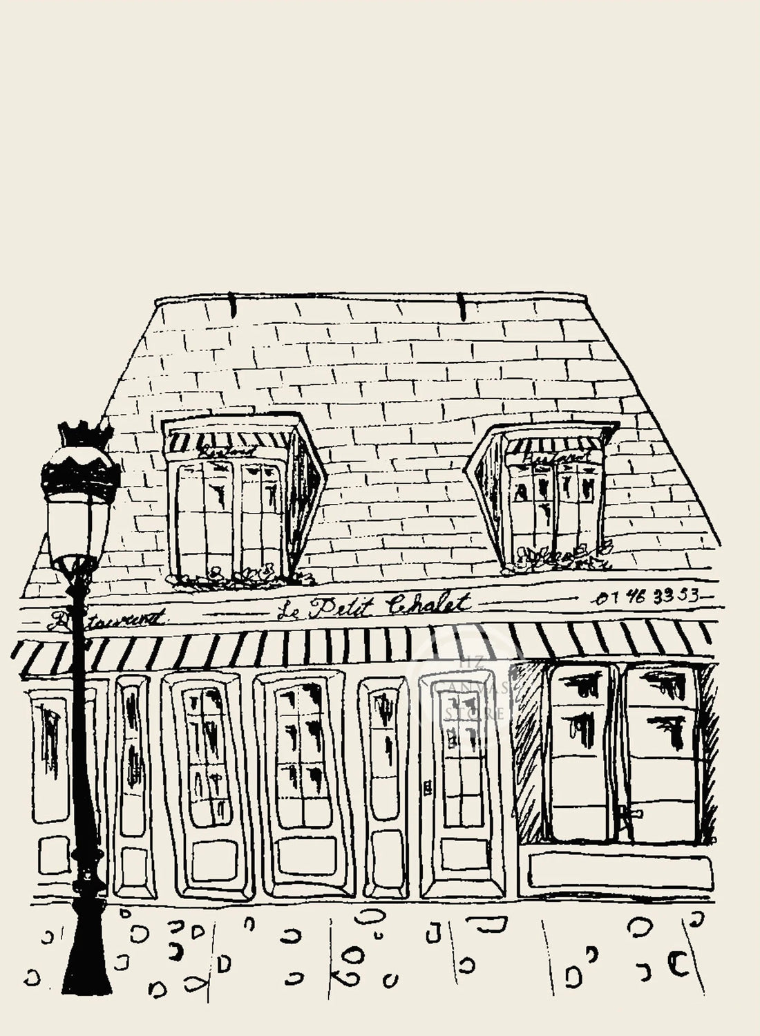 Paris Architecture Poster