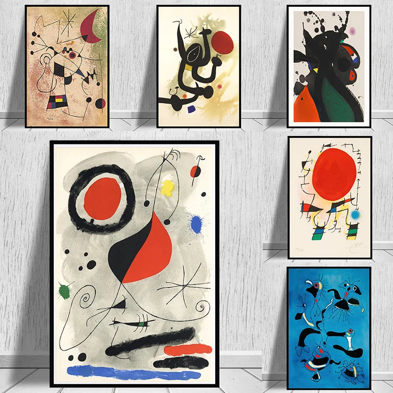 Joan Miro Surreal Art Print