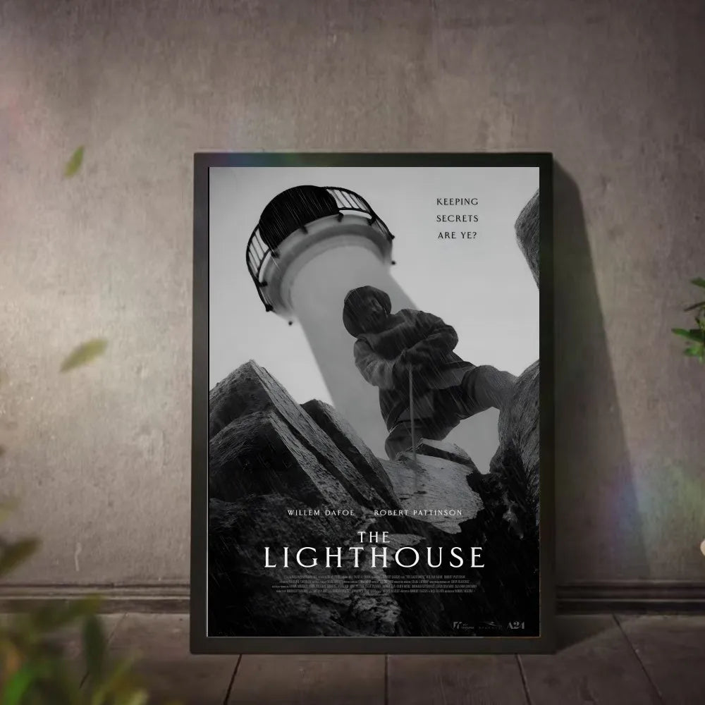 Lighthouse Retro Movie Poster