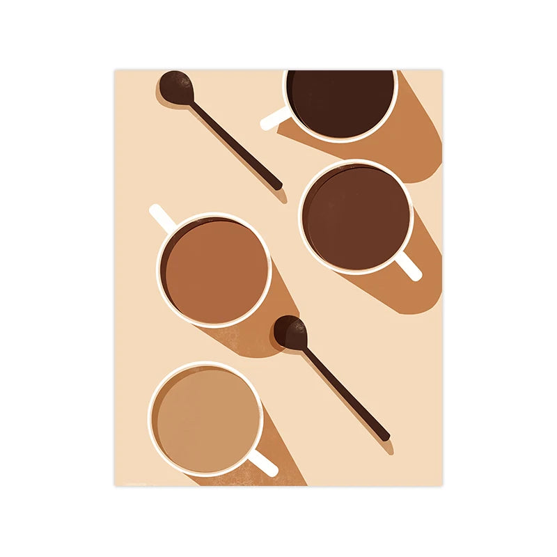 Minimalist Coffee Line Art